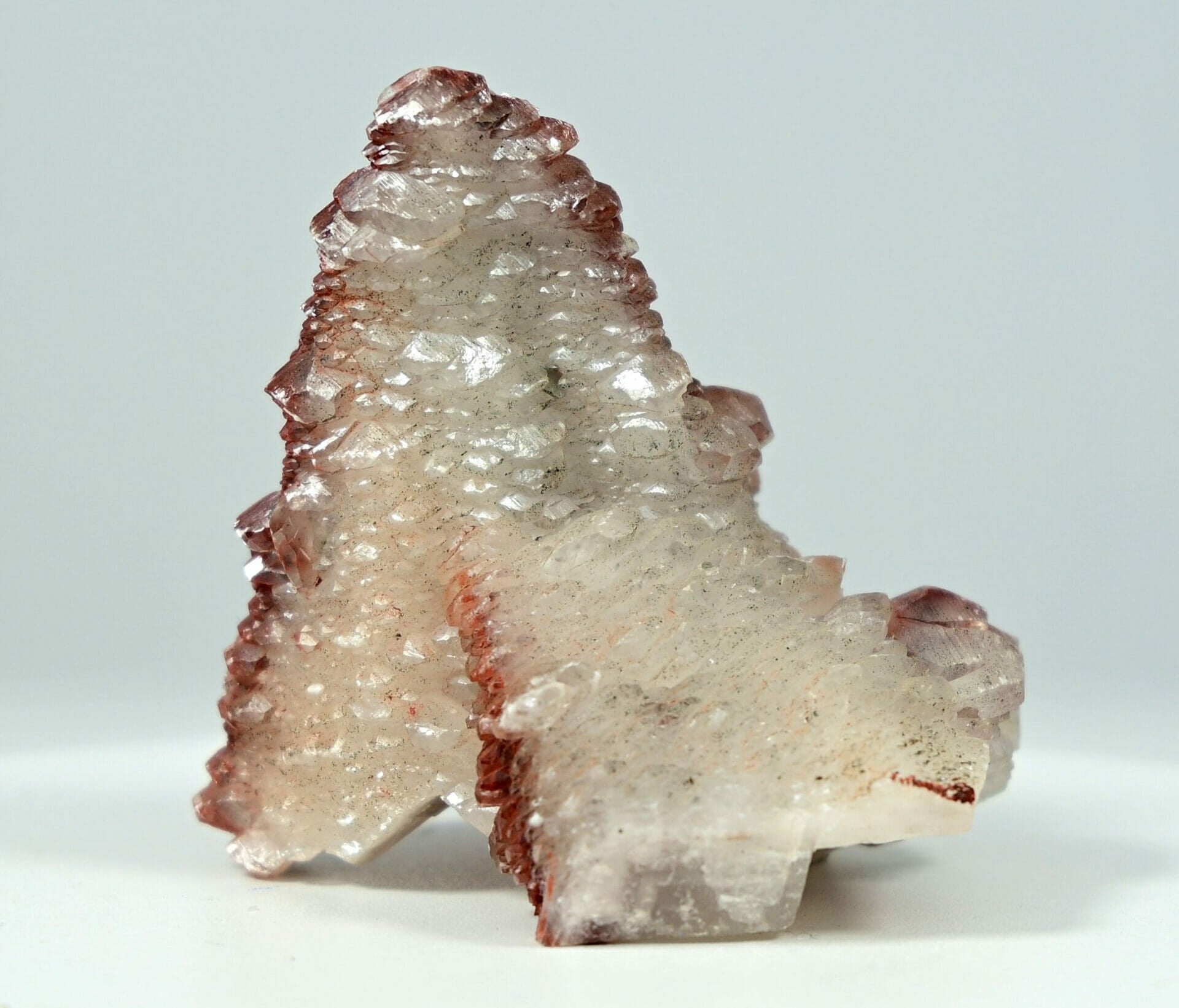 Two colors Pagoda red calcite very complete 2