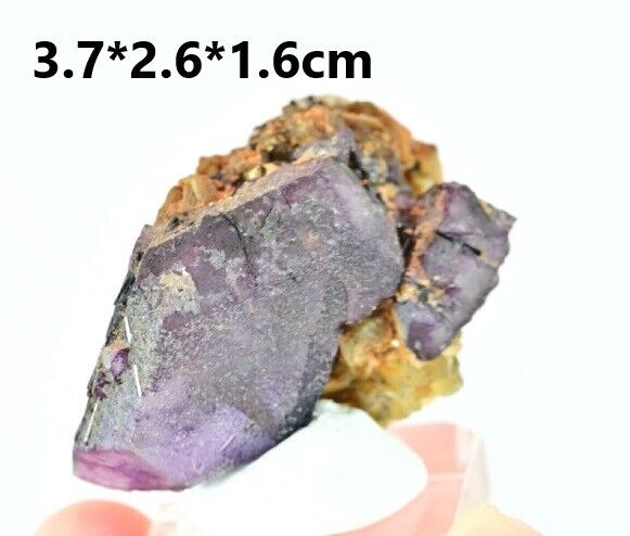 Namibia minerals  purple edges Fluorite Complete crystals