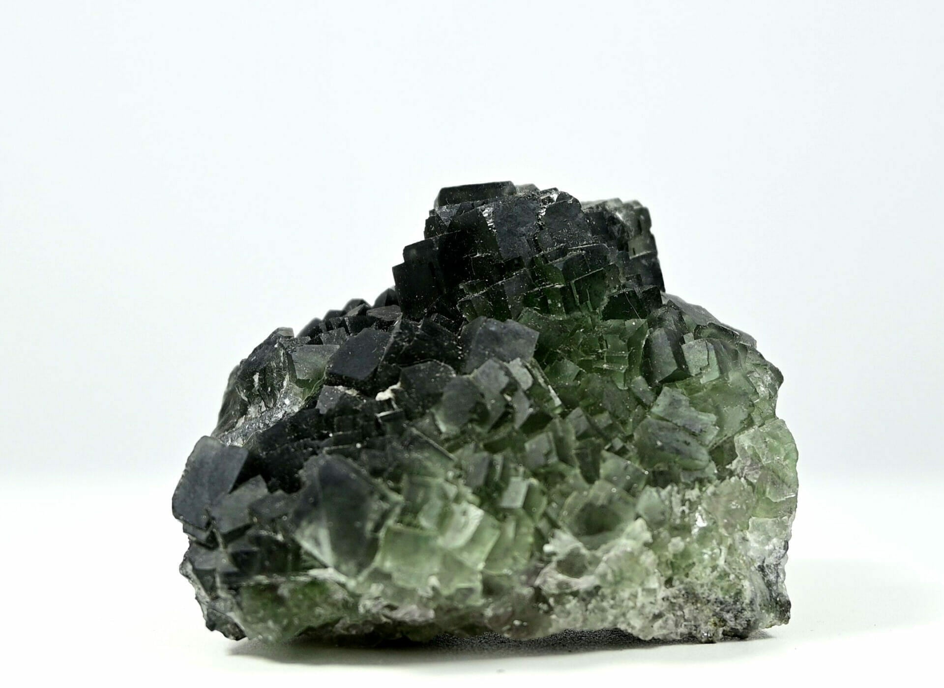 Wonderful ladder like green Fluorite complete natural specimen from China 2
