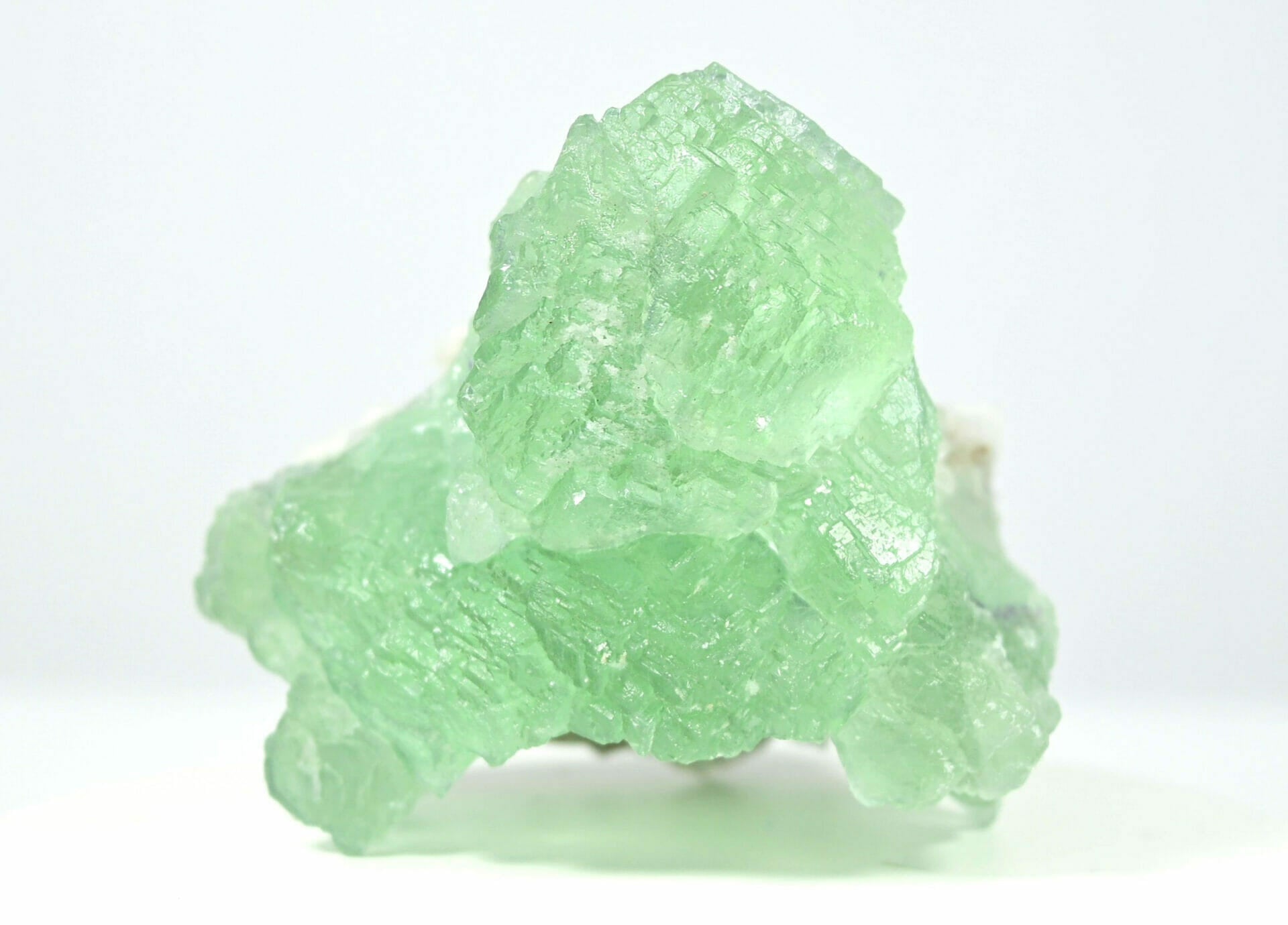 Wonderful rare Slime green summer ShangBao Fluorite with additional colors front