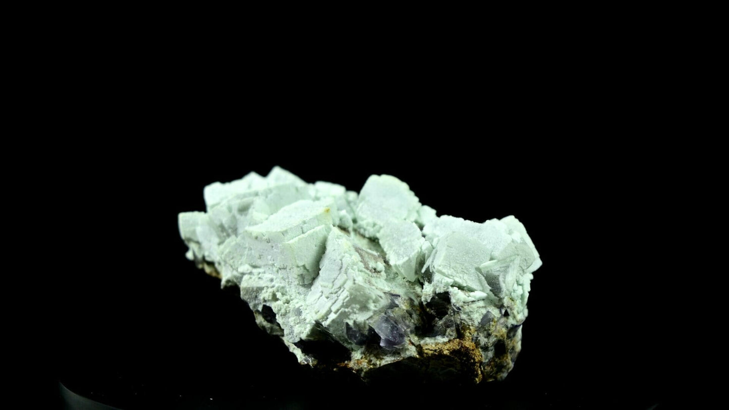 Super Rare Metasomatism tiffany green fluorite, rare find side 3