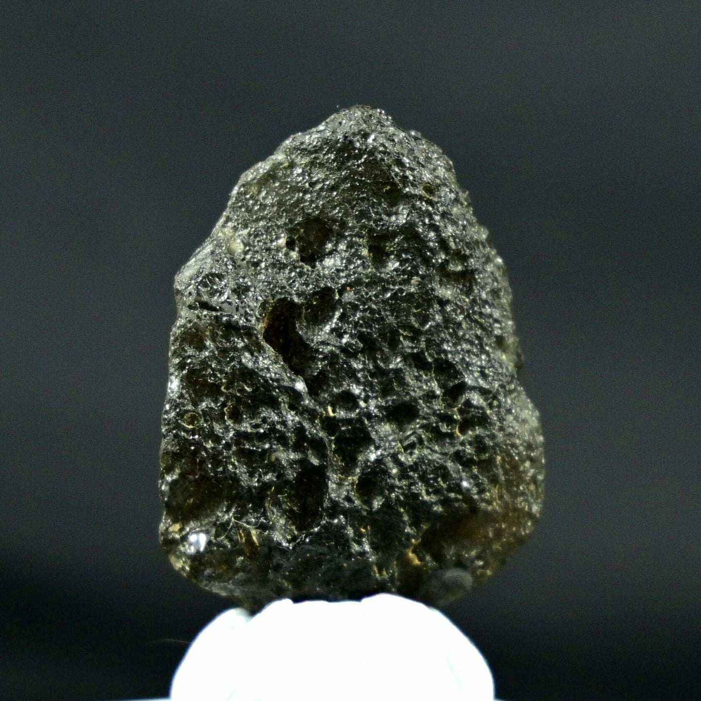 Top Grade Cintamani Stone with Cert from Top Lab！Arizona Tektite / Saffordite / Glass Meteorite #product 2 front no light