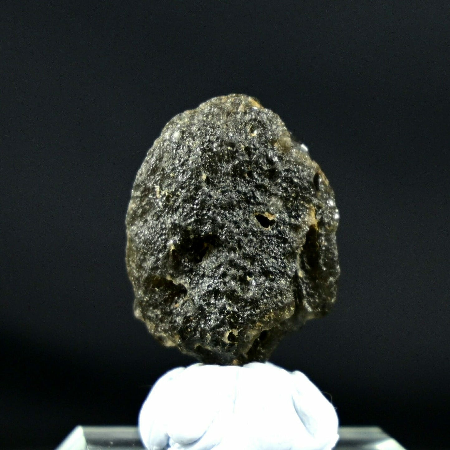 Top Grade Cintamani Stone with Cert from Top Lab！Arizona Tektite / Saffordite / Glass Meteorite #product 3 front no light