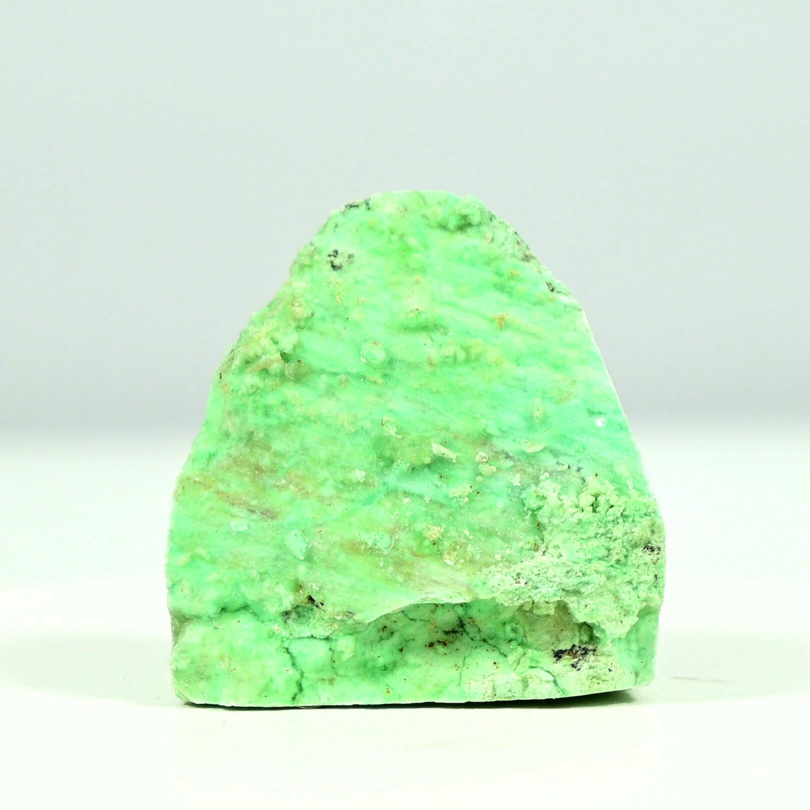 Super rare find green druzy base cluster soft touch and super bling front