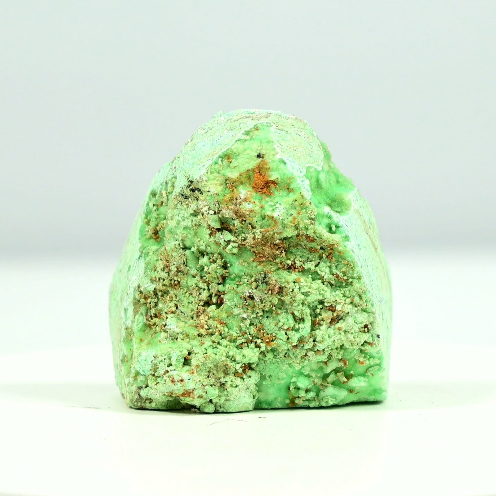 Super rare find green druzy base cluster soft touch and super bling back