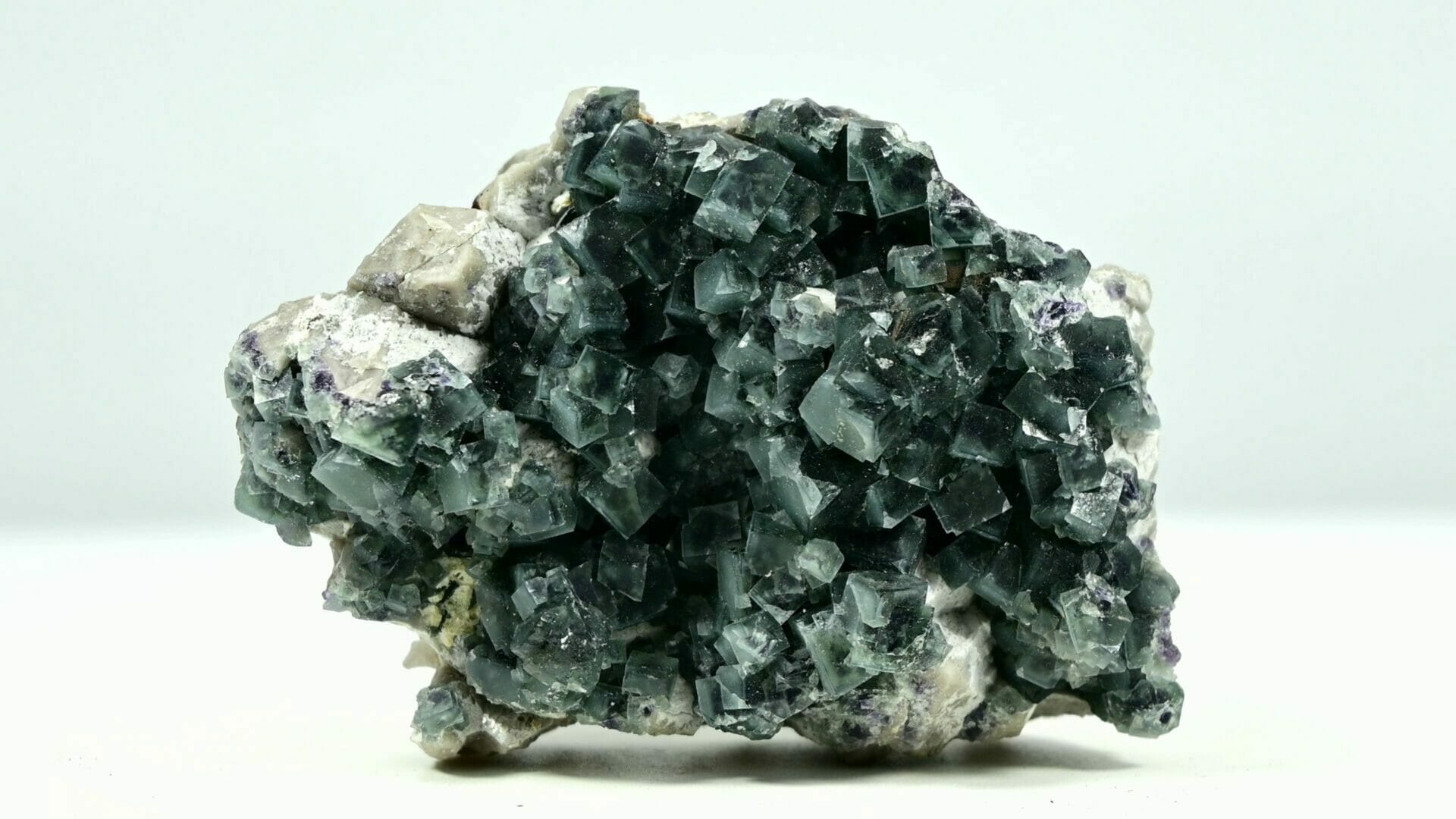 Another Unique blue green Porcelain Fluorite from HuNan super complete no damage front