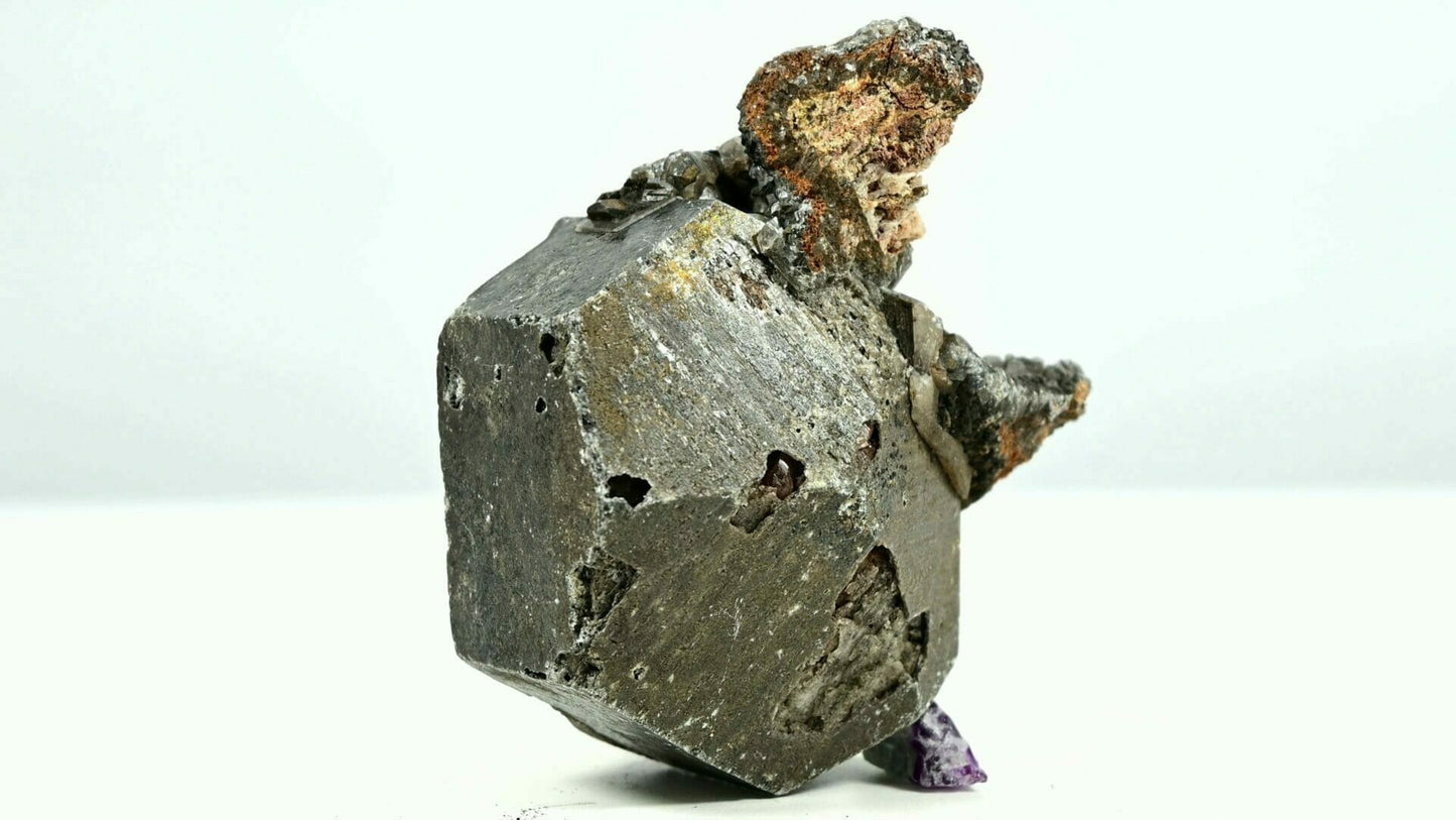 Rare big gray calcite crystal from ShangBao China 1