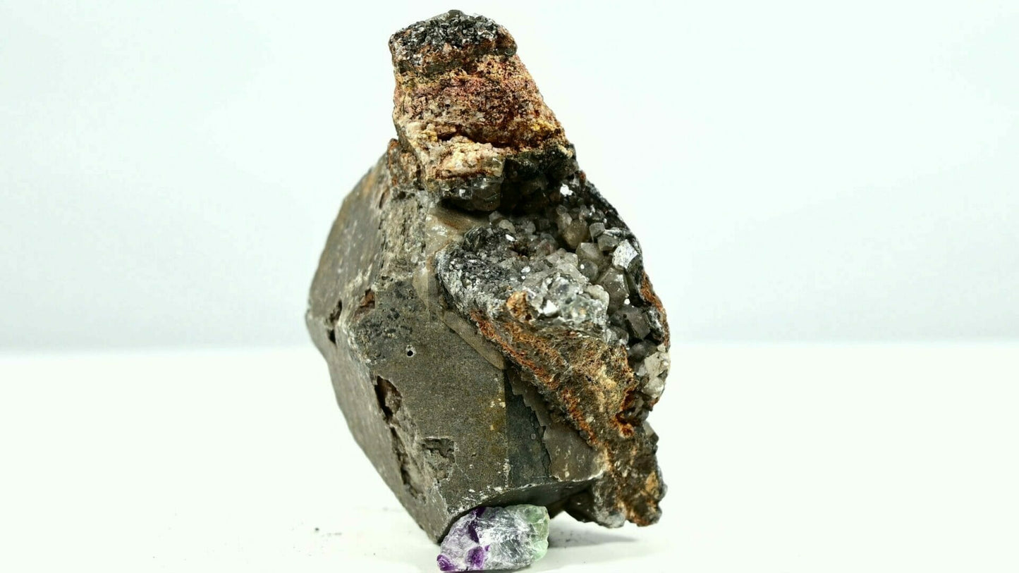 Rare big gray calcite crystal from ShangBao China 3